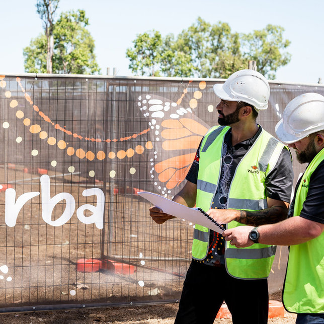 Wurrba team on a Northern Territory construction site
