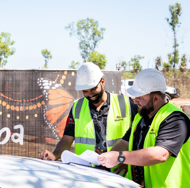 Wurrba team members on site